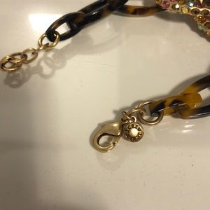 J. Crew Jewelry - J. Crew Leopard & golden Chain Bracelet. Like New J. Crew Jewelry - J. Crew Leopard & golden Chain Bracelet. Like New